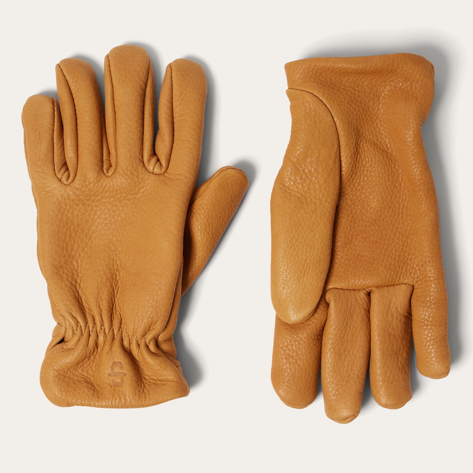 Deerskin Roper Glove - Lined Saddle Tan | Stetson Men