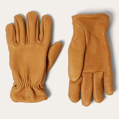 Deerskin Roper Glove - Lined Saddle Tan | Stetson Men