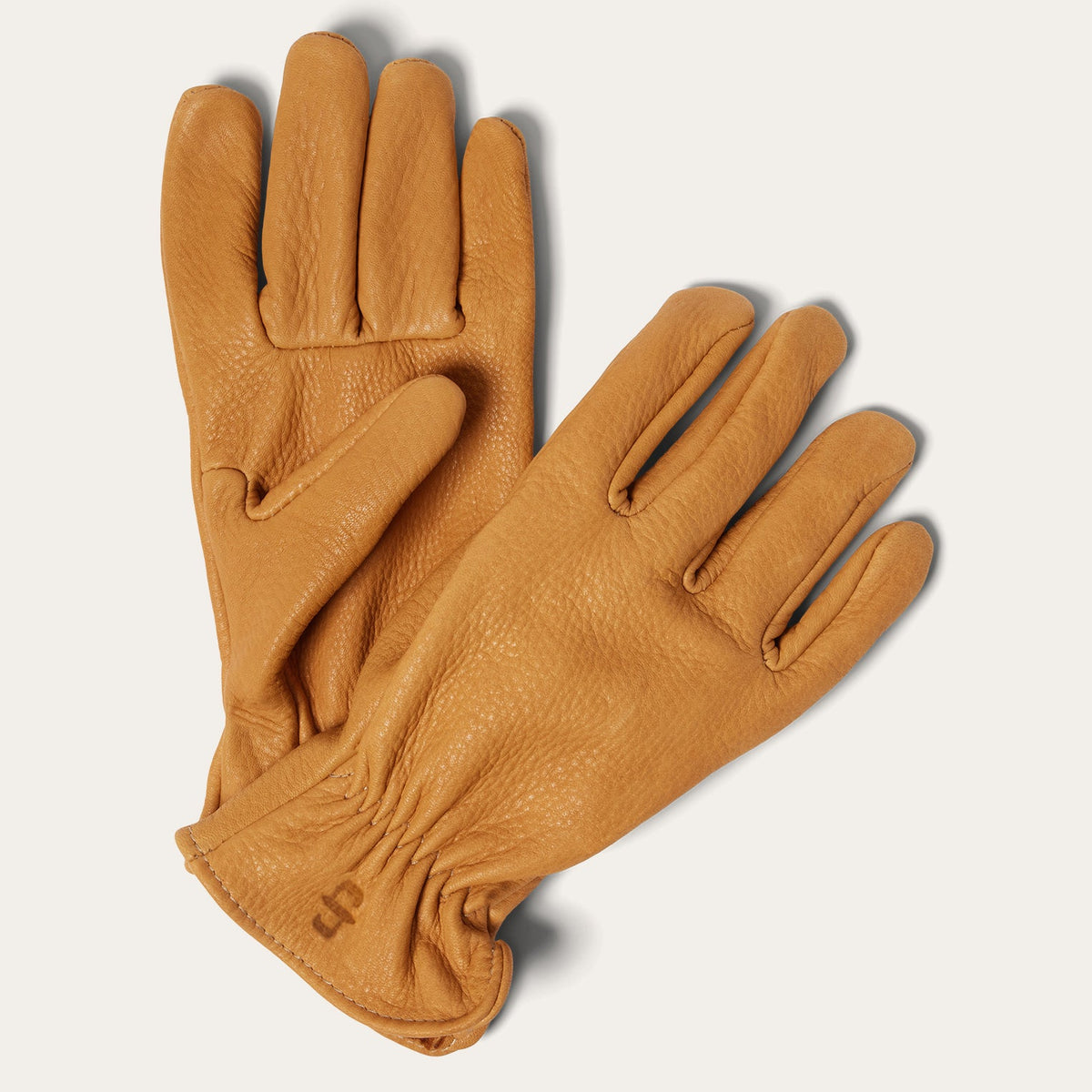 Deerskin Roper Glove - Unlined Saddle Tan | Stetson Men