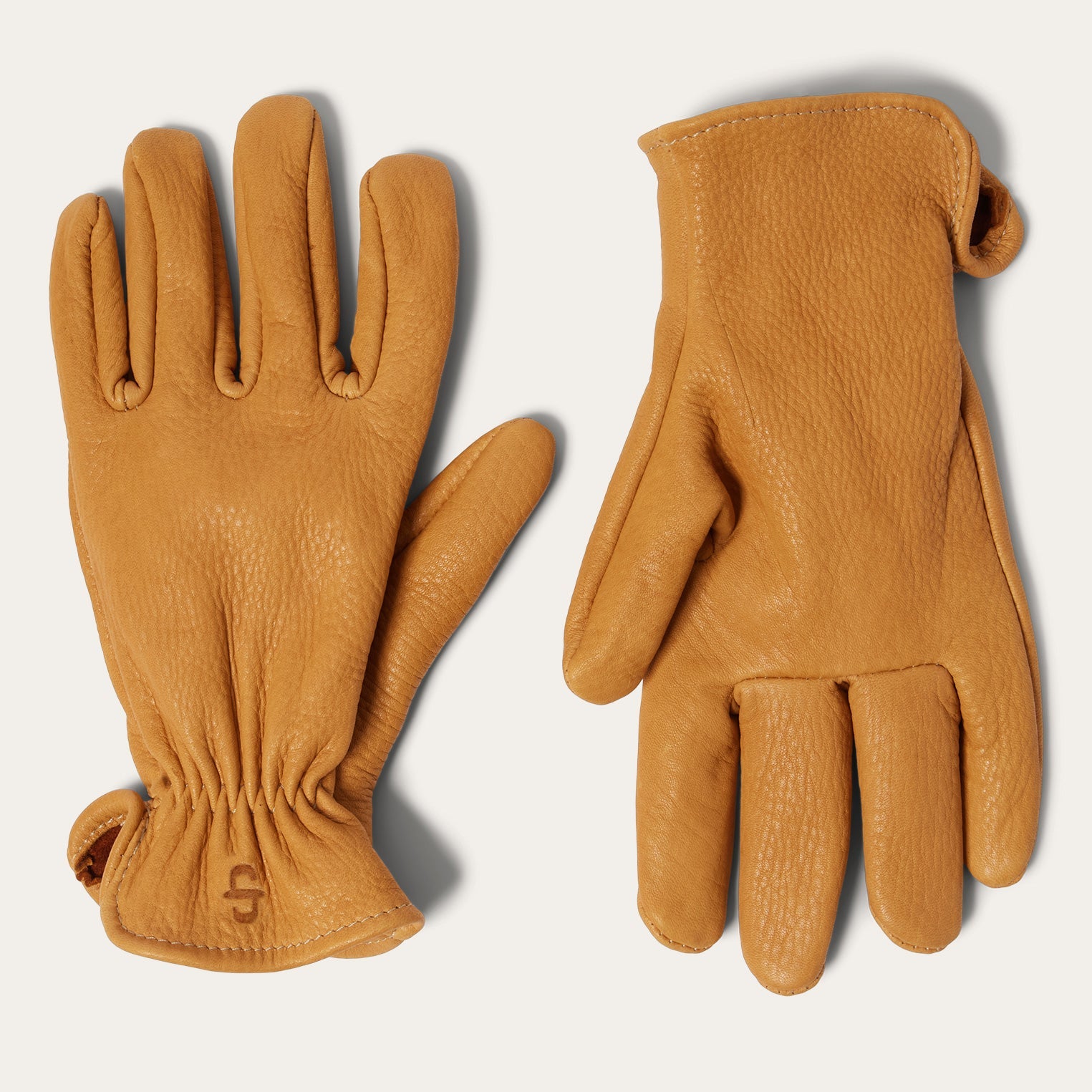 Deerskin Roper Glove - Unlined Saddle Tan | Stetson Men