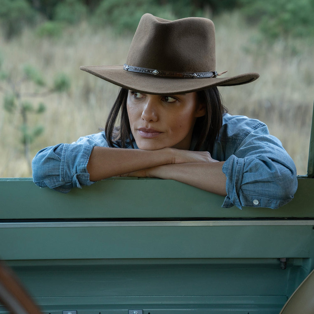 Mountain Sky Crushable Outdoor Hat Acorn | Stetson Hats