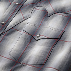 Smoke Ombre Western Shirt Grey | Stetson Men