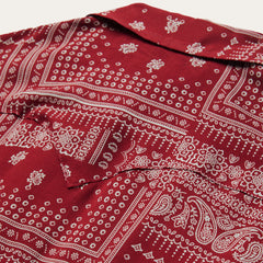 Red Bandana Patchwork Shirt Red | Stetson Women
