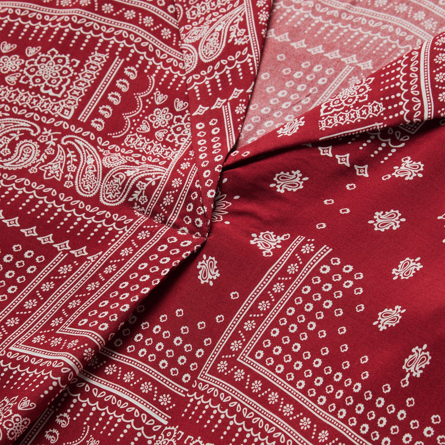 Red Bandana Patchwork Blouse Red | Stetson Women
