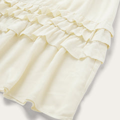 Cream Herringbone Dress White | Stetson Women