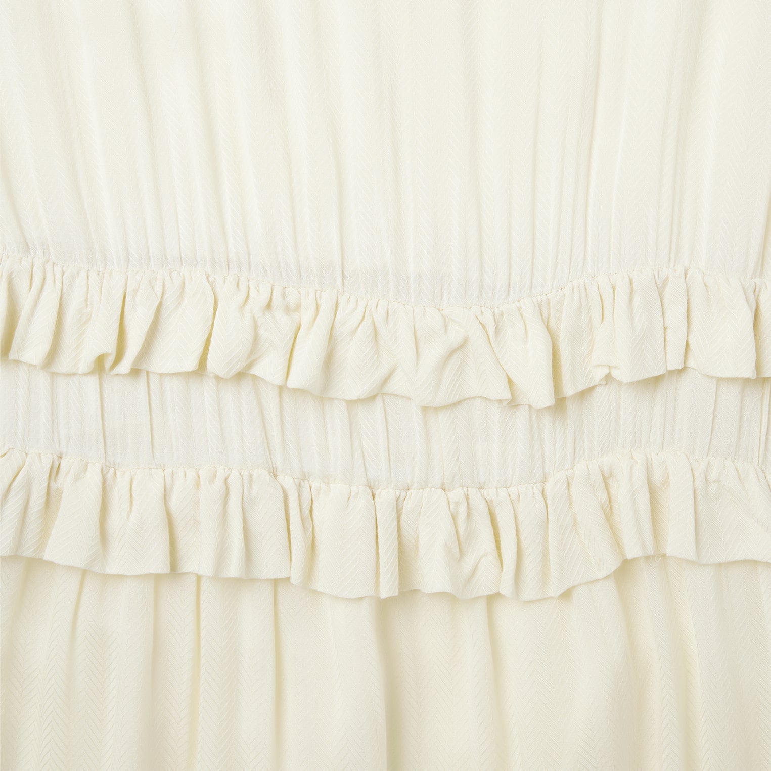 Cream Herringbone Dress White | Stetson Women