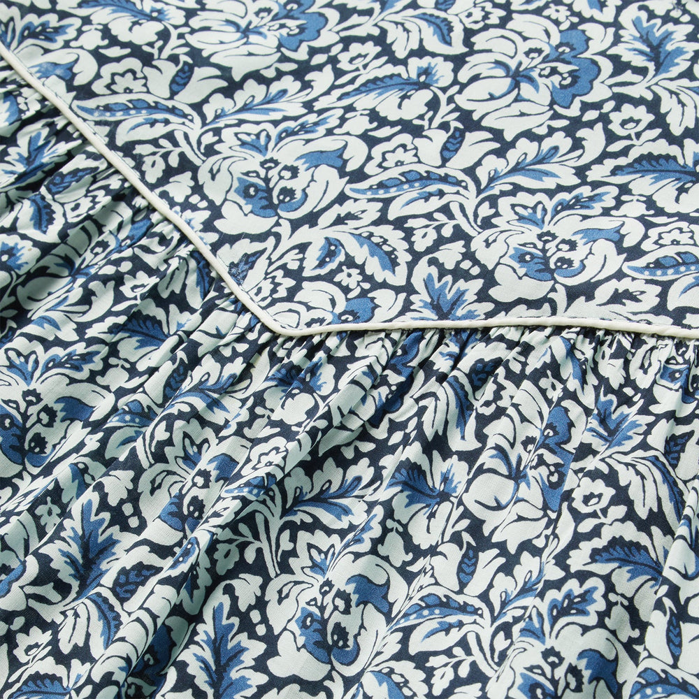Indigo Tapestry Print Blouse Blue | Stetson Women
