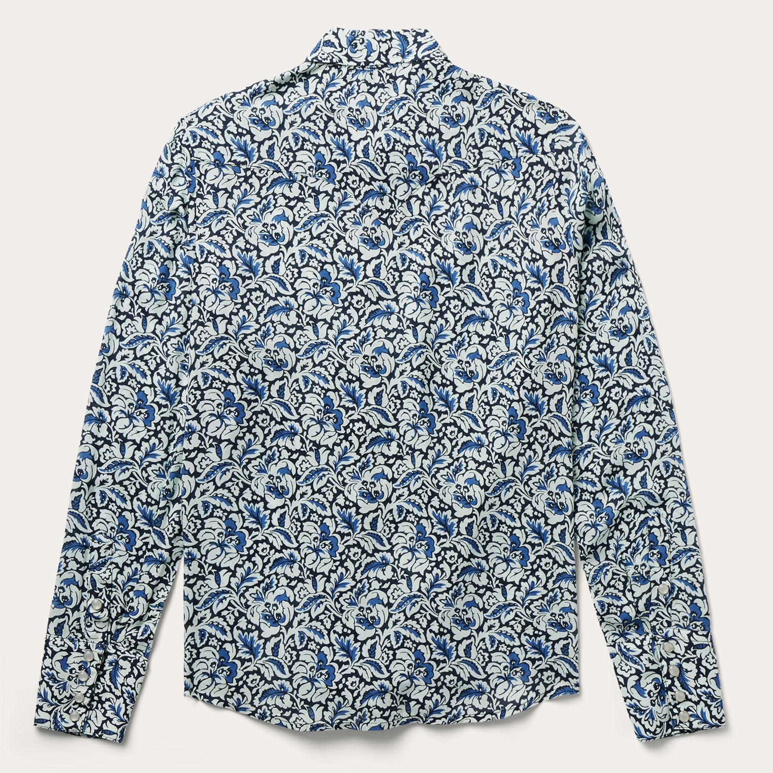 Indigo Tapestry Print Shirt Blue | Stetson Women
