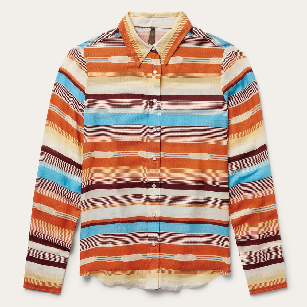 Sunset Serape Print Western Shirt Multi | Stetson Women