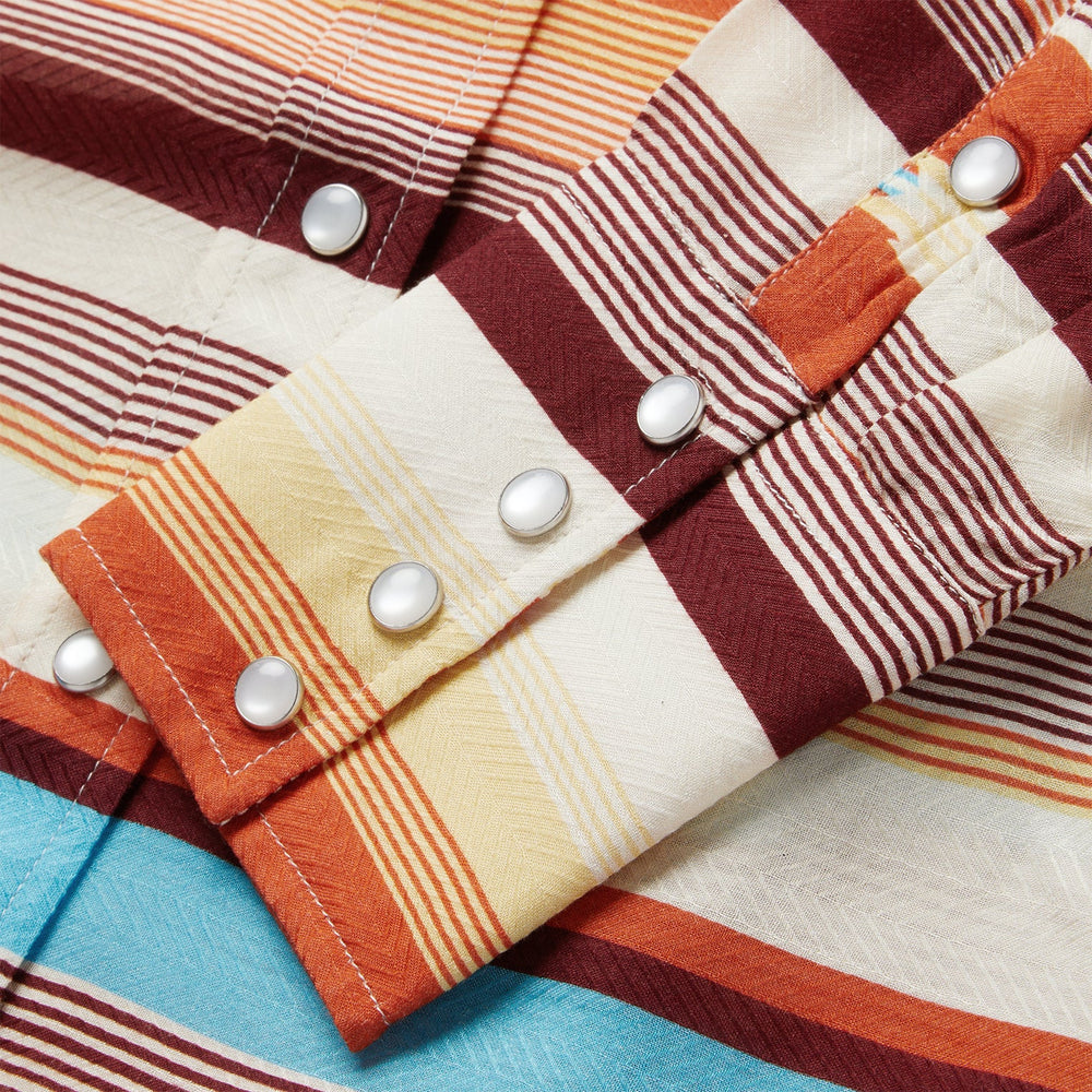 Sunset Serape Print Western Shirt Multi | Stetson Women