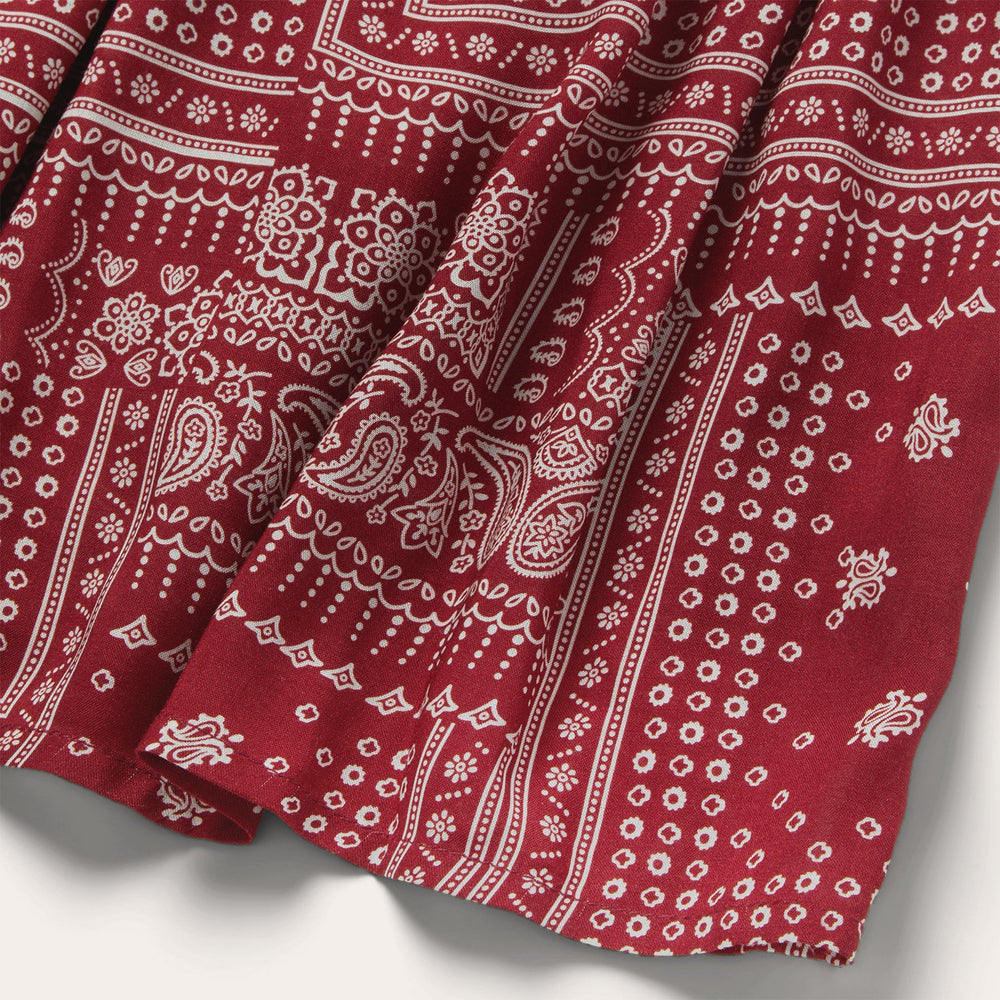 Red Bandana Patchwork Dress Red | Stetson Women