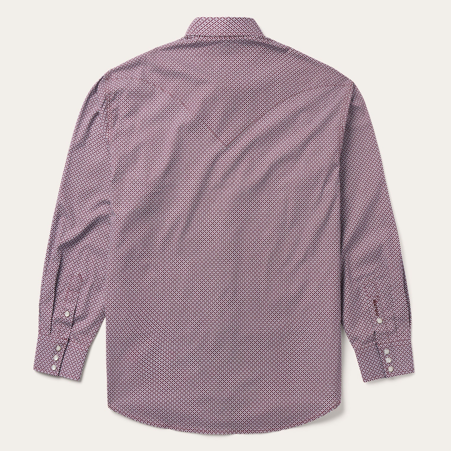 Four Point Geo Print Western Shirt Blue | Stetson Men
