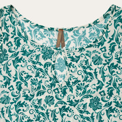 Jade Floral Print Sleeveless Dress Green | Stetson Women