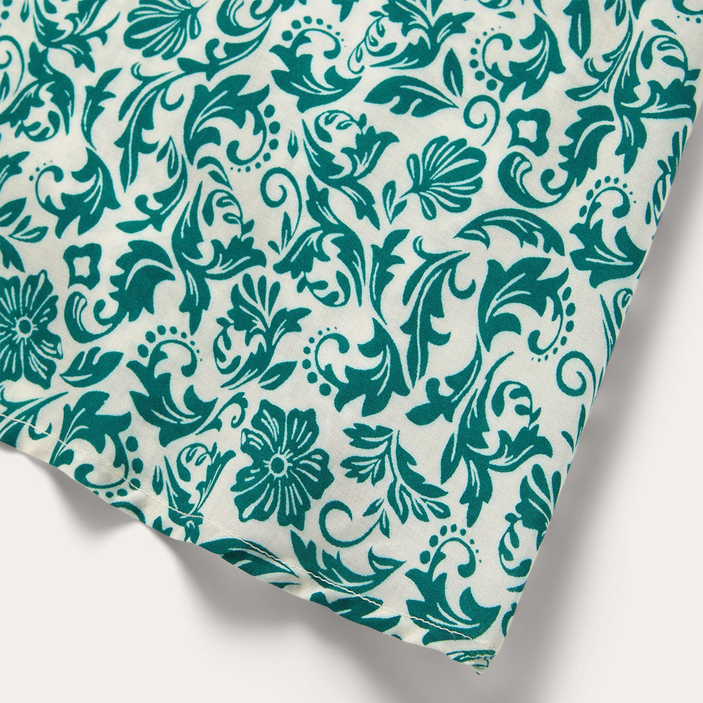 Jade Floral Print Sleeveless Dress Green | Stetson Women