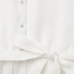 White Linen Shirt Dress White | Stetson Women