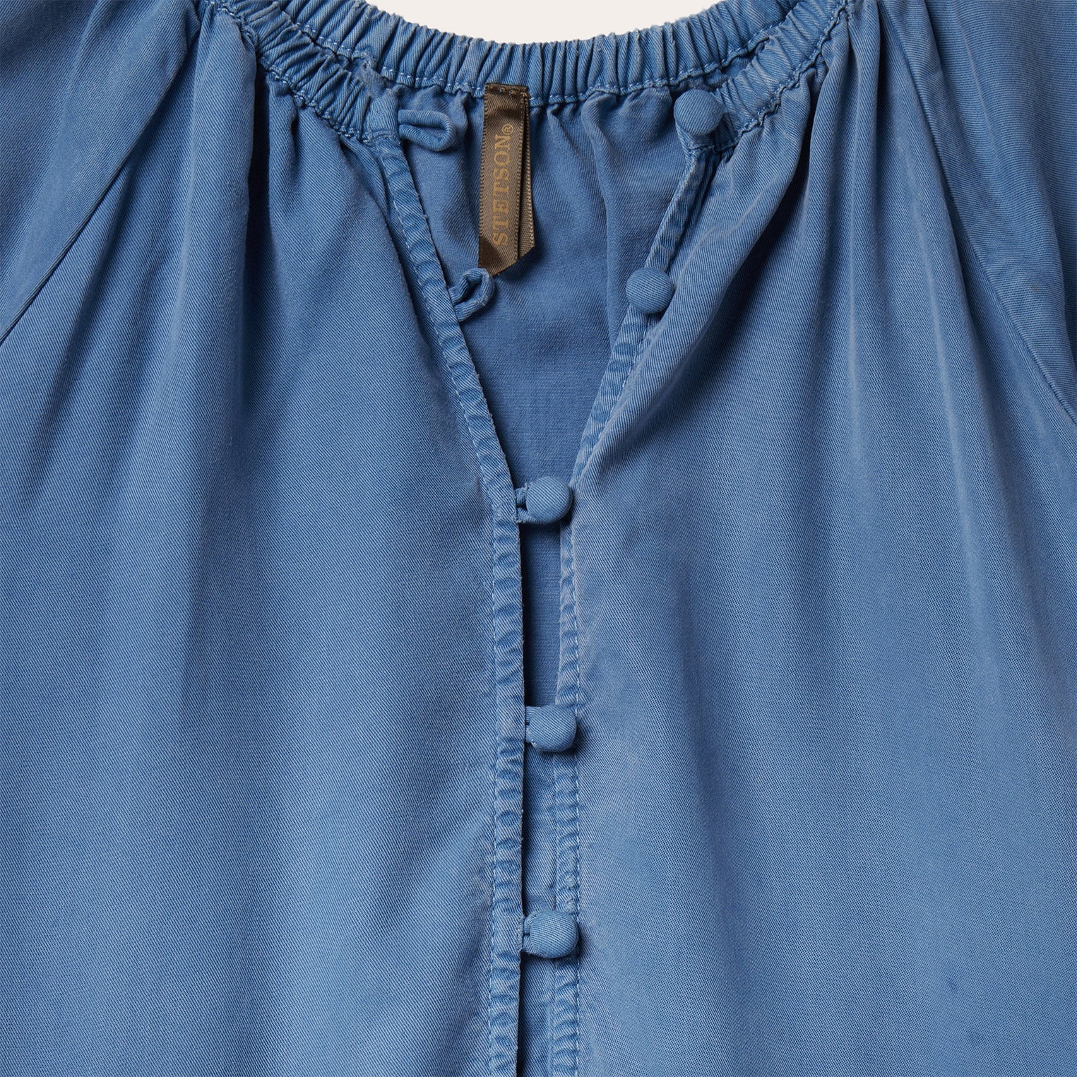Denim Long Three Tiered Dress Blue | Stetson Women