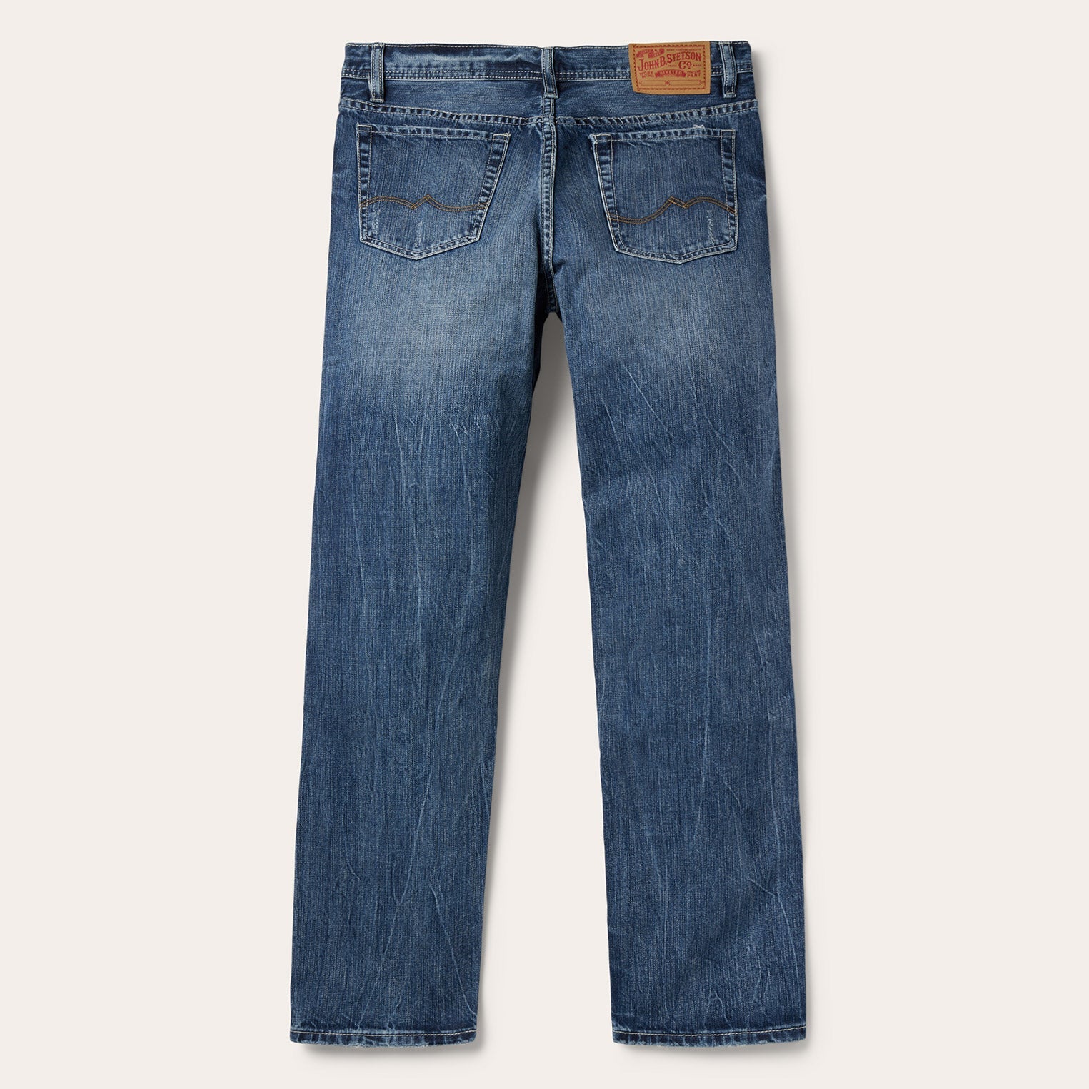 1520 Fit Standard Straight Leg Jean Blue | Stetson Men