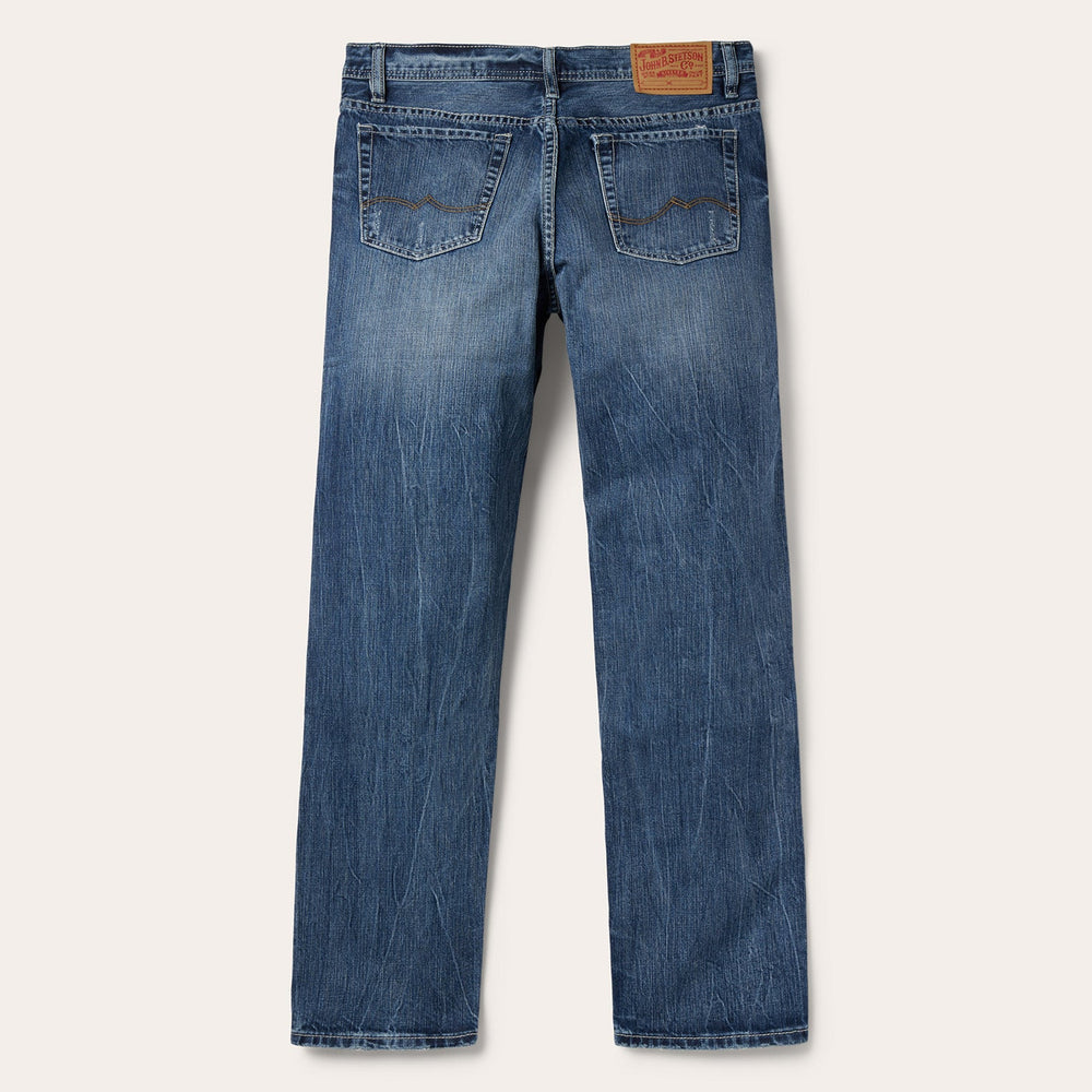 1520 Fit Standard Straight Leg Jean Blue | Stetson Men