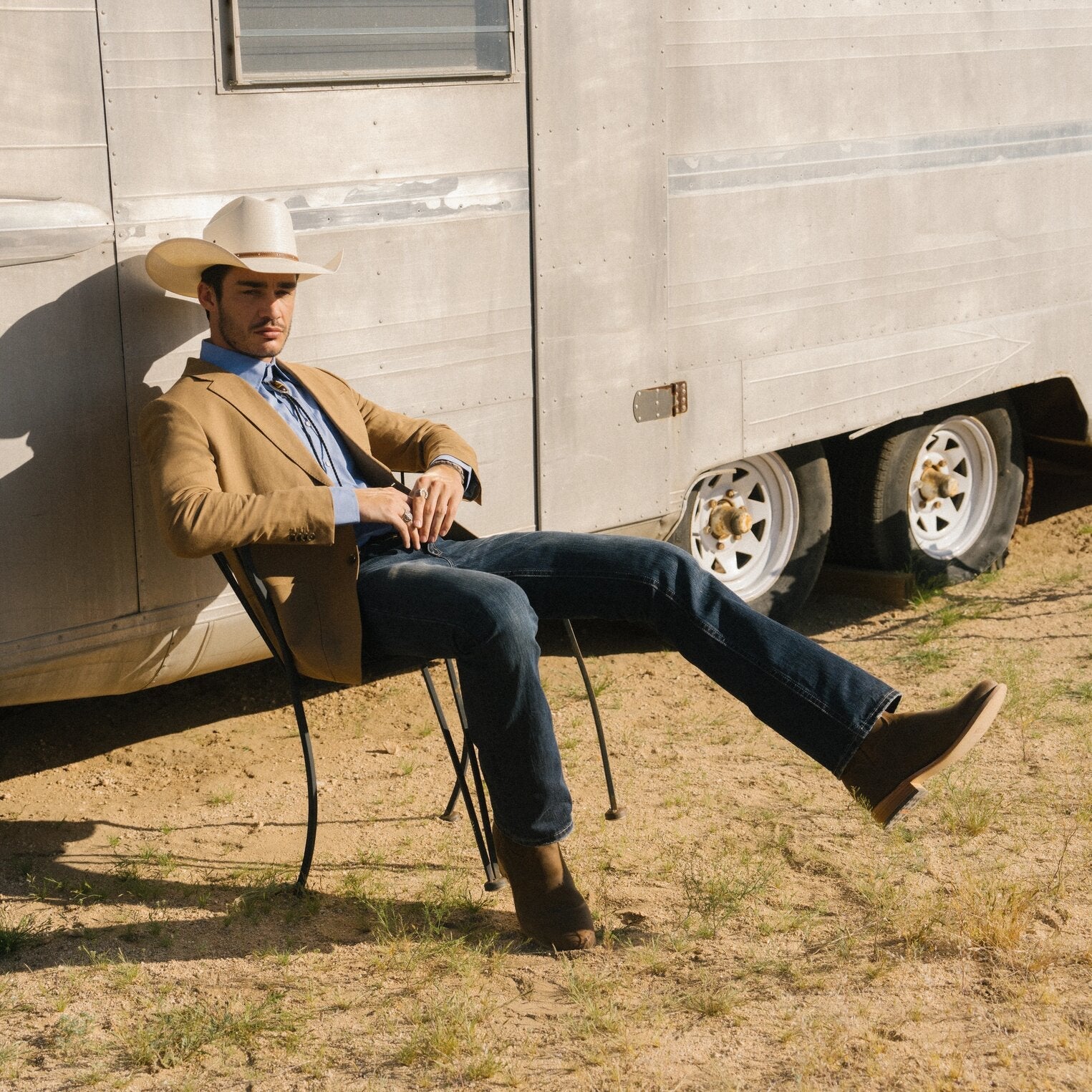 1014 Rocker Fit Jean Blue | Stetson Men