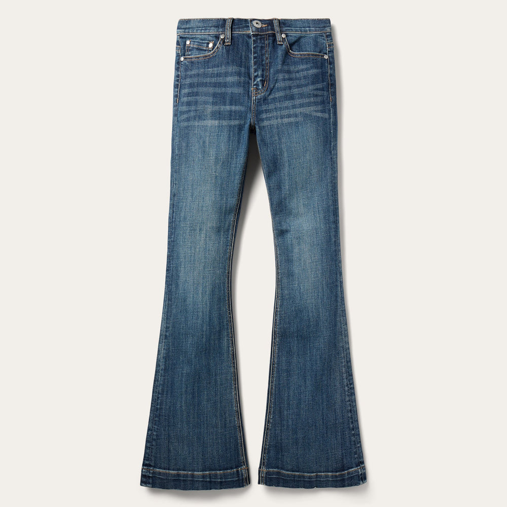 921 High Rise Flare Jeans Blue | Stetson Women