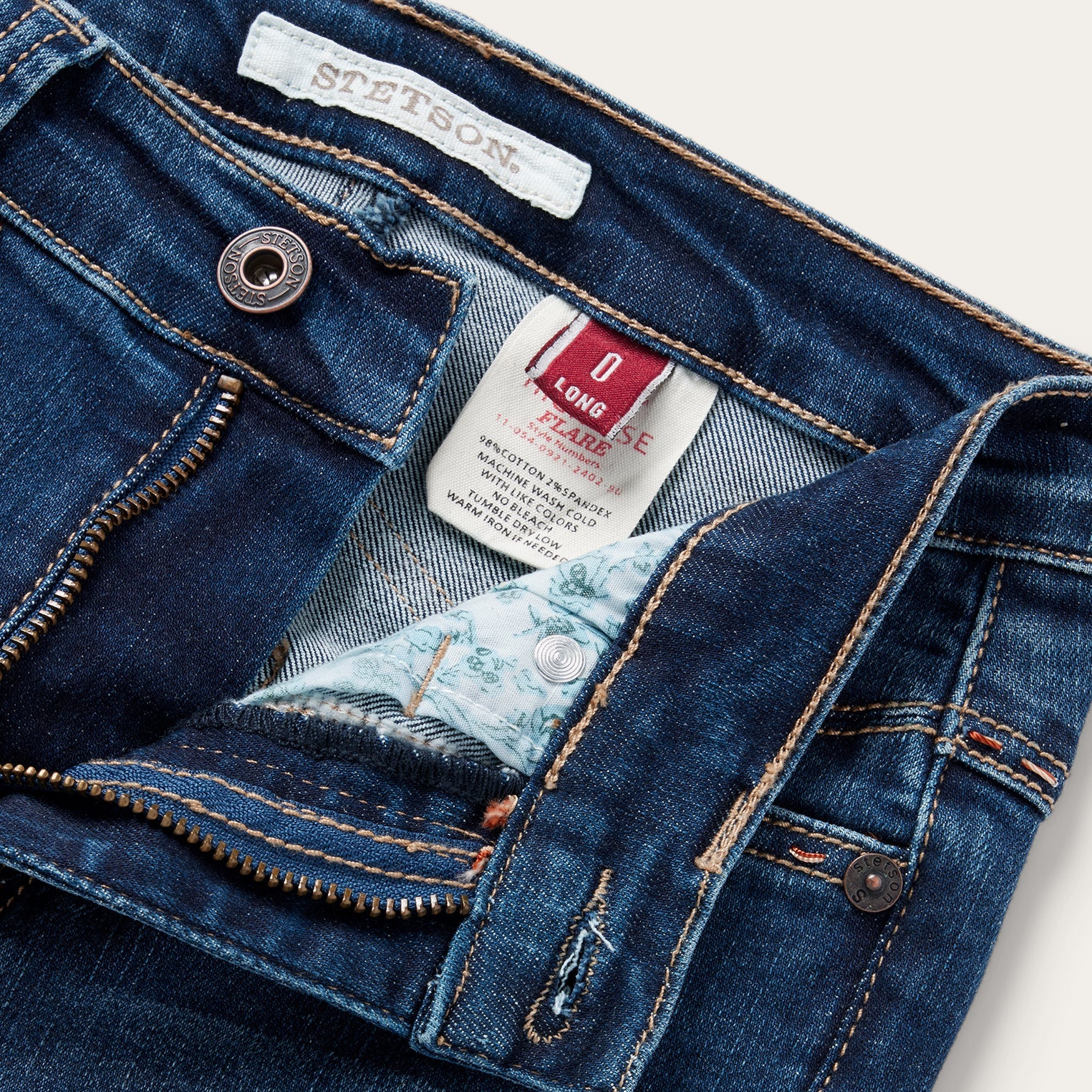 921 High Rise Flare Jeans Blue | Stetson Women