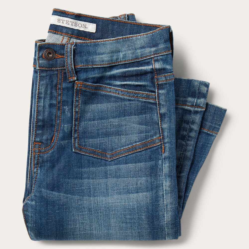 921 High Rise Flare Jeans Blue | Stetson Women