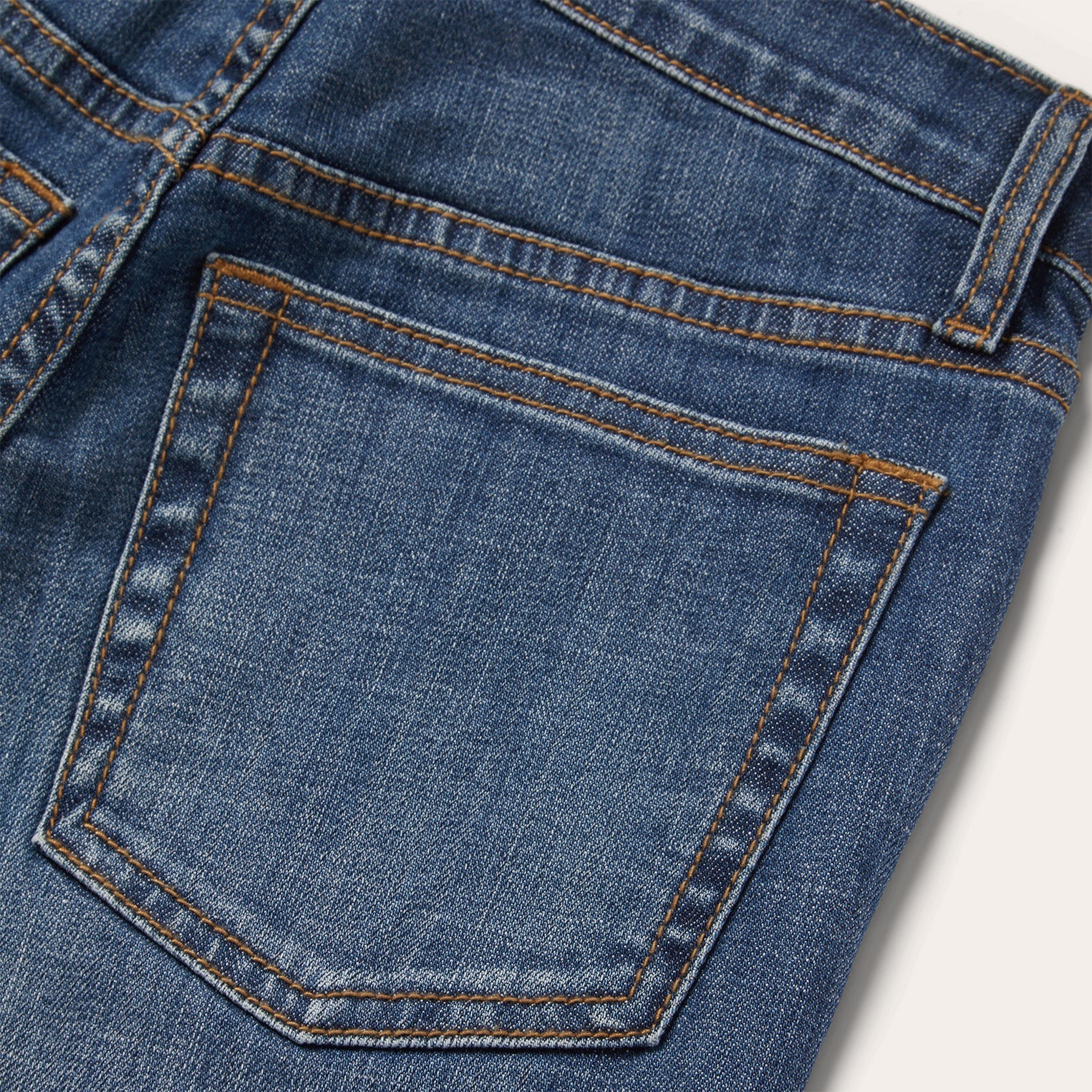 915 High Rise Straight Fit Crop Jeans Blue | Stetson Women