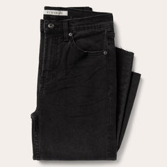 915 High Rise Straight Fit Crop Jeans Black | Stetson Women