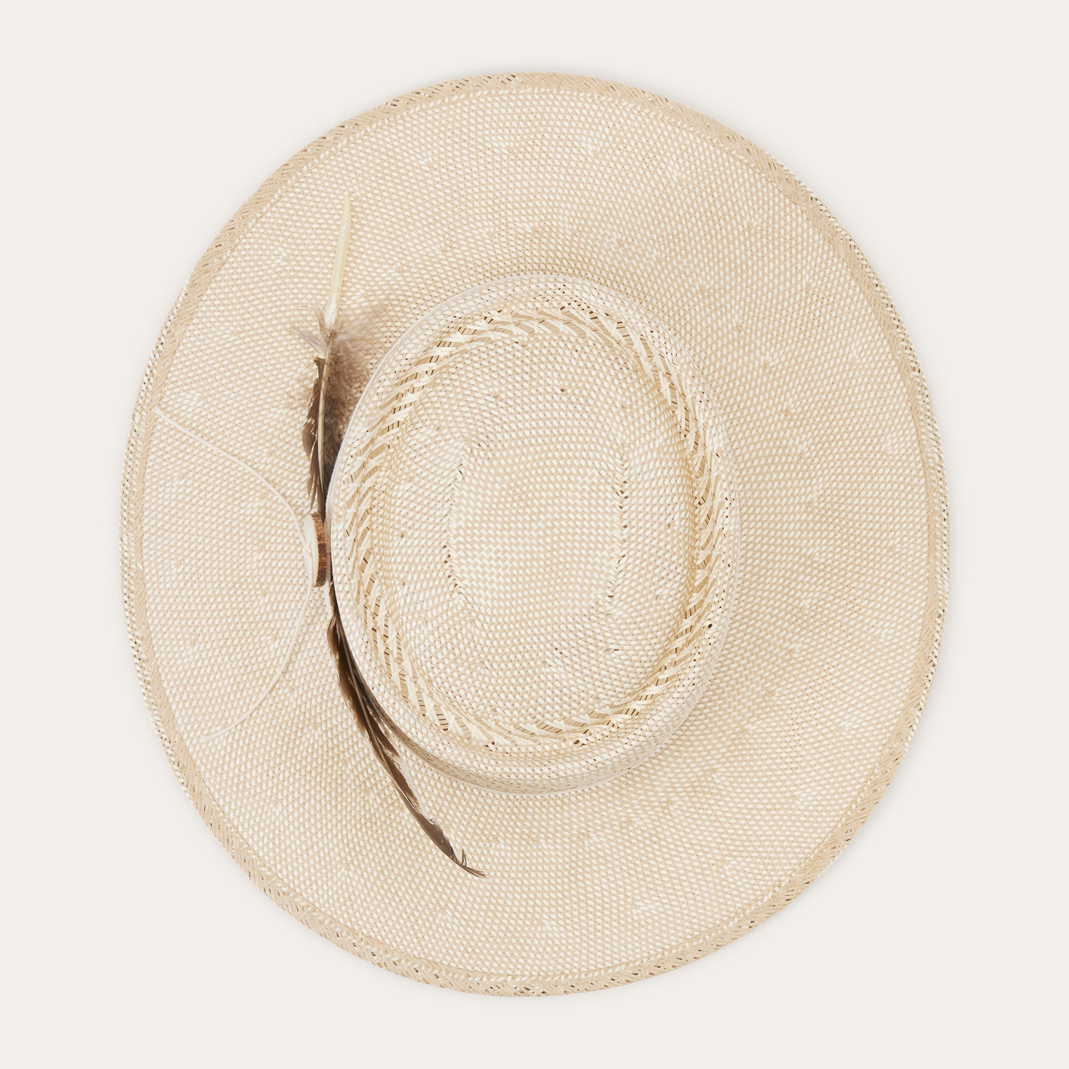 Batterson Straw Hat Ivory/Tan | Stetson Hats