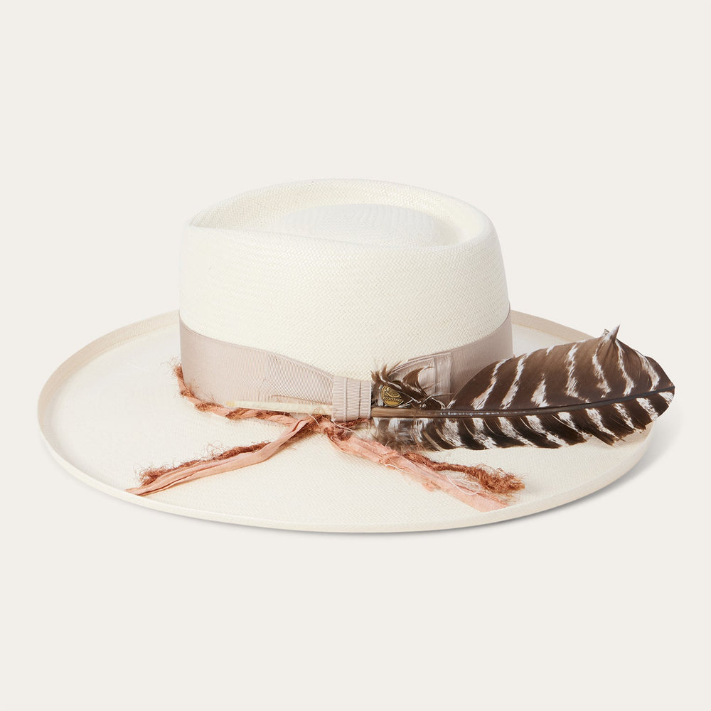 Kings Row Shantung Straw Fedora Natural | Stetson Hats