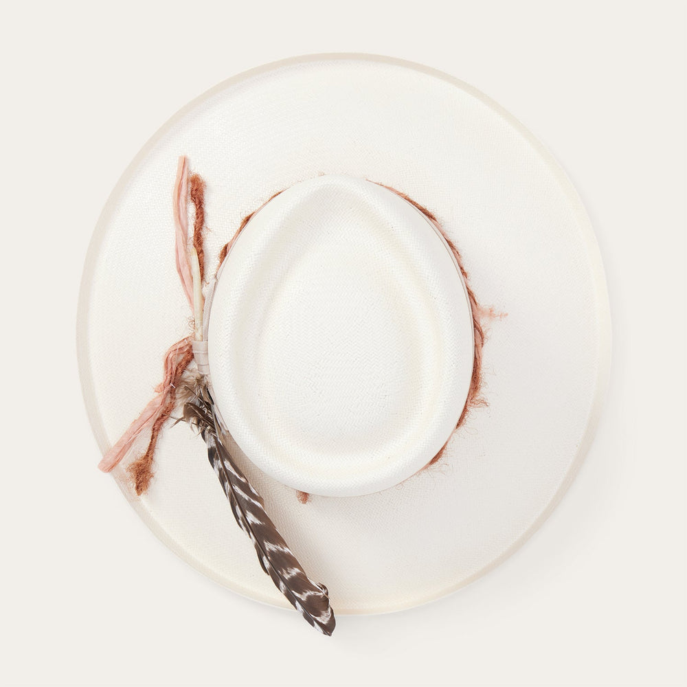 Kings Row Shantung Straw Fedora Natural | Stetson Hats