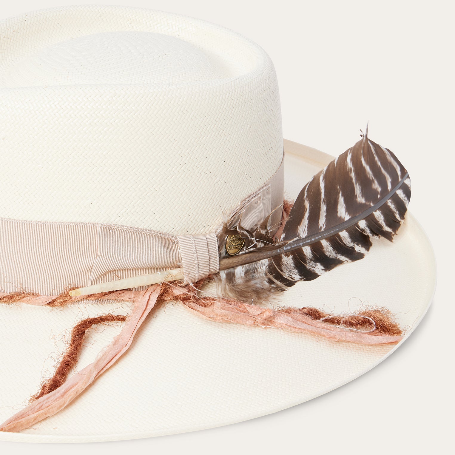 Kings Row Shantung Straw Fedora Natural | Stetson Hats