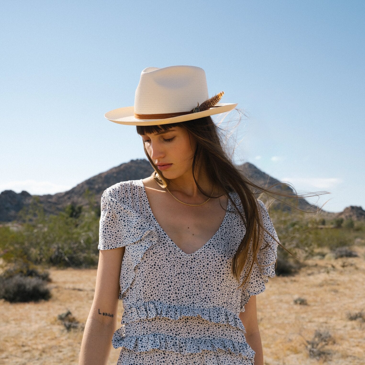 Tallahassee Shantung Straw Fedora Natural | Stetson Hats