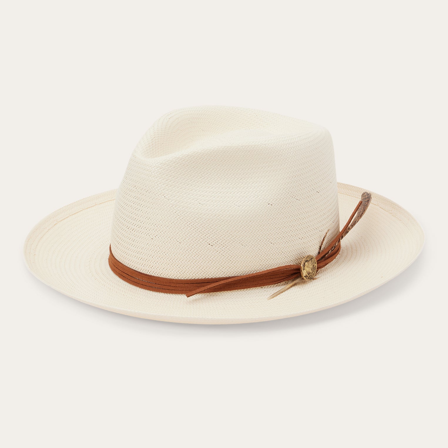 Tallahassee Shantung Straw Fedora Natural | Stetson Hats