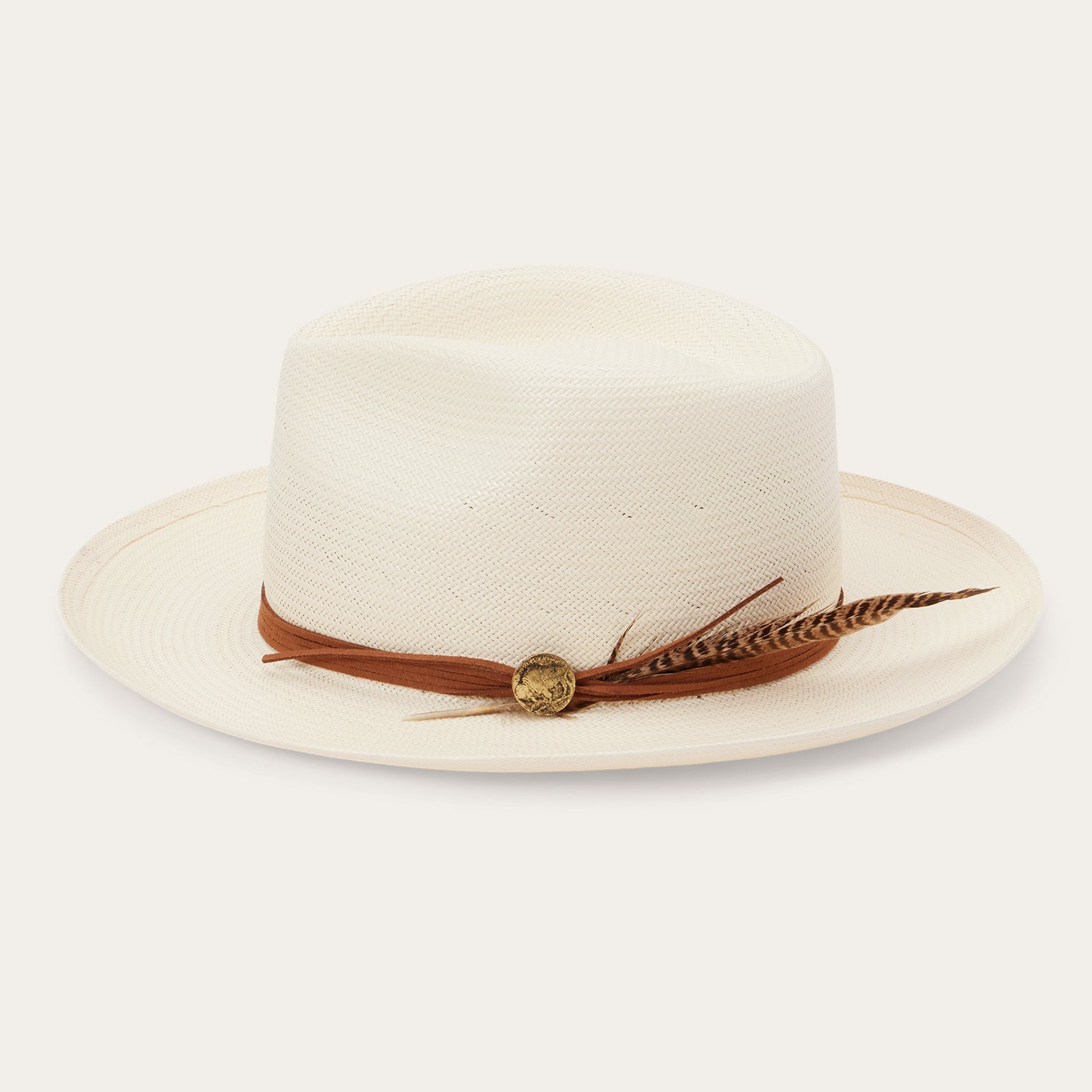 Tallahassee Shantung Straw Fedora Natural | Stetson Hats