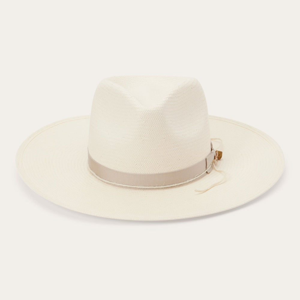 JW Marshall Straw Flat Brim Hat Natural | Stetson Hats