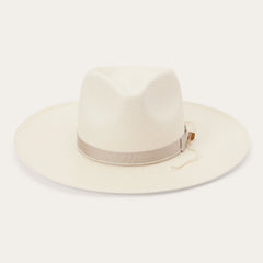 JW Marshall Straw Flat Brim Hat Natural | Stetson Hats