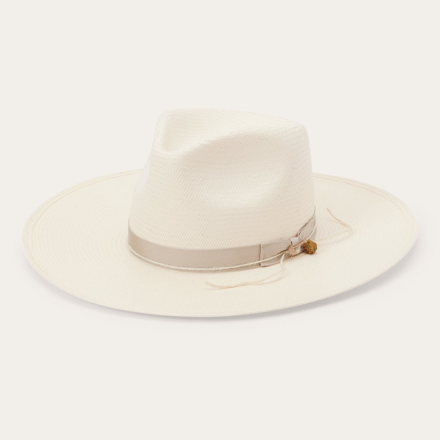 JW Marshall Straw Flat Brim Hat Natural | Stetson Hats