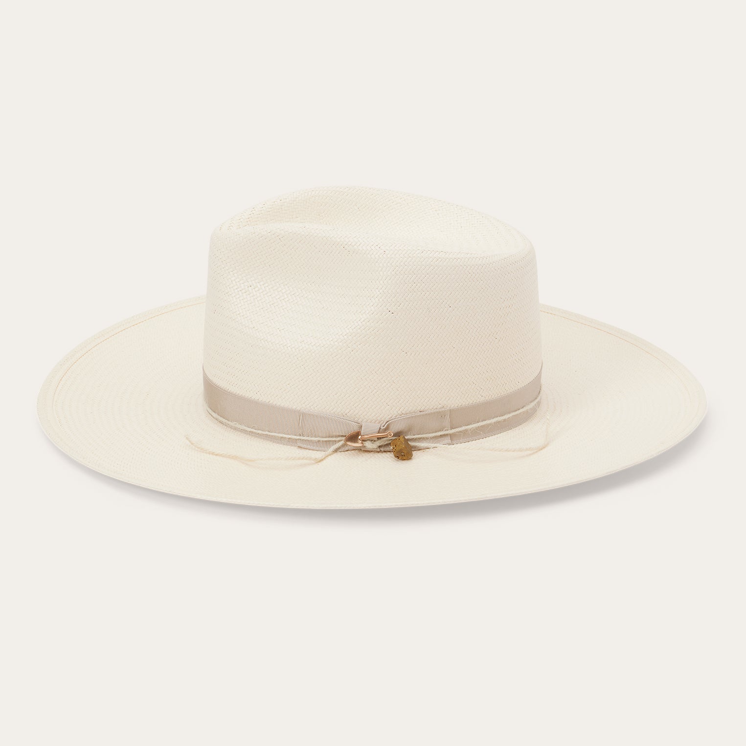 JW Marshall Straw Flat Brim Hat Natural | Stetson Hats