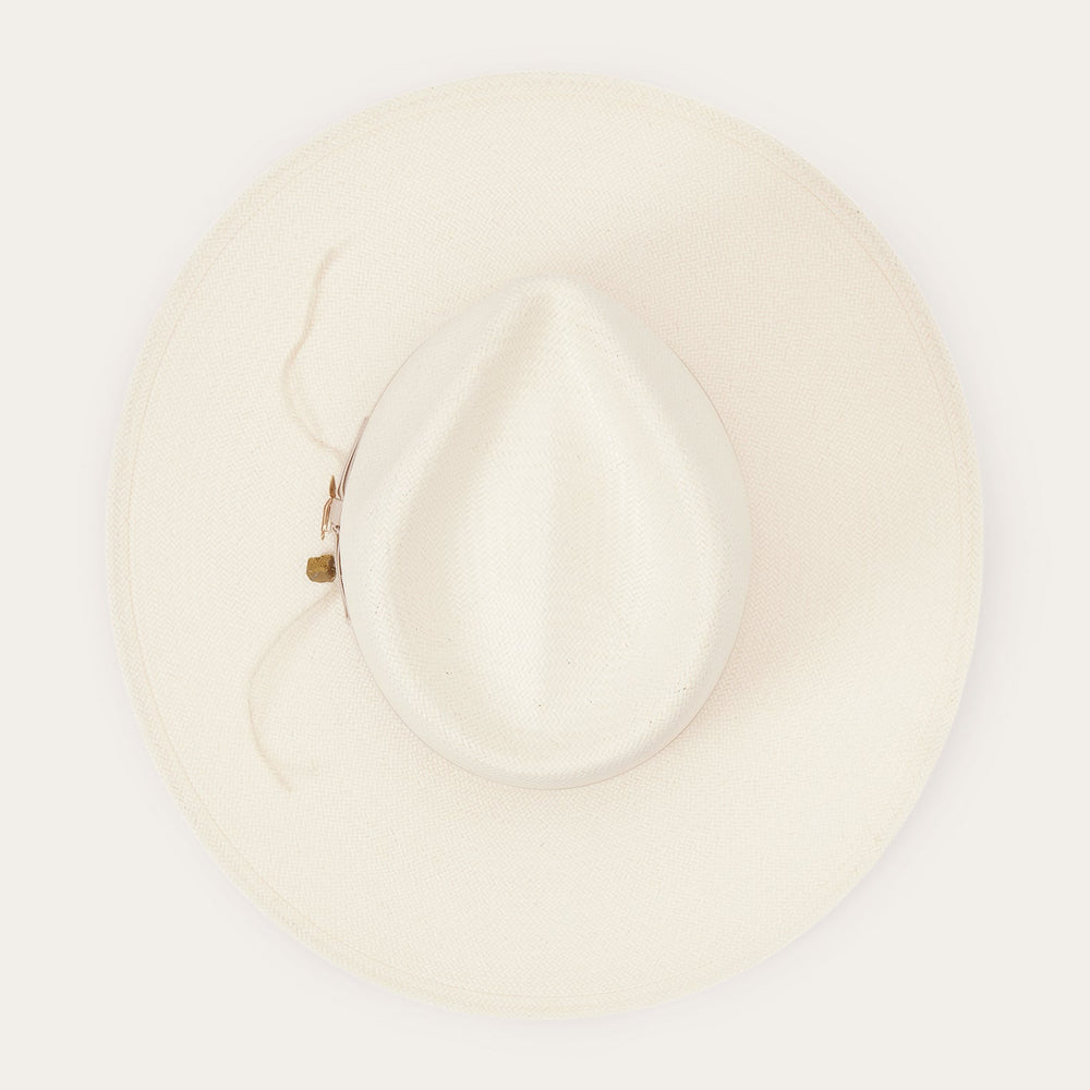 JW Marshall Straw Flat Brim Hat Natural | Stetson Hats