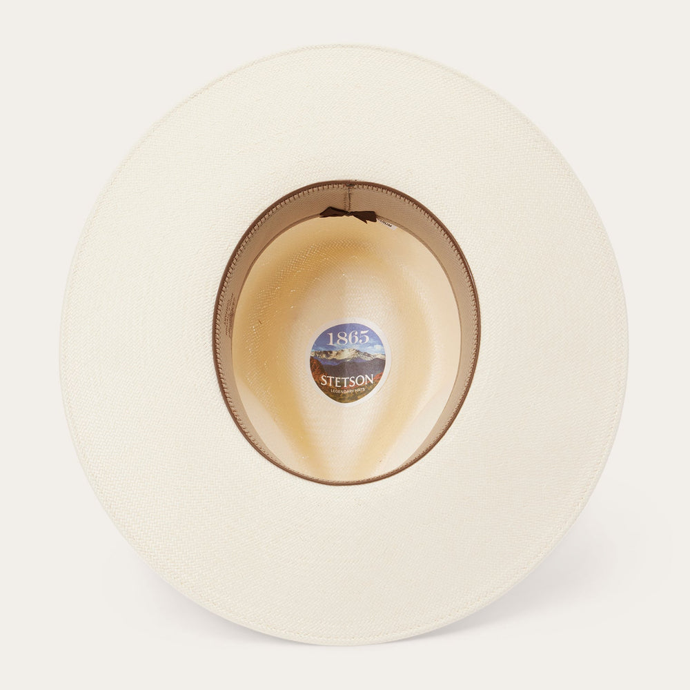 JW Marshall Straw Flat Brim Hat Natural | Stetson Hats