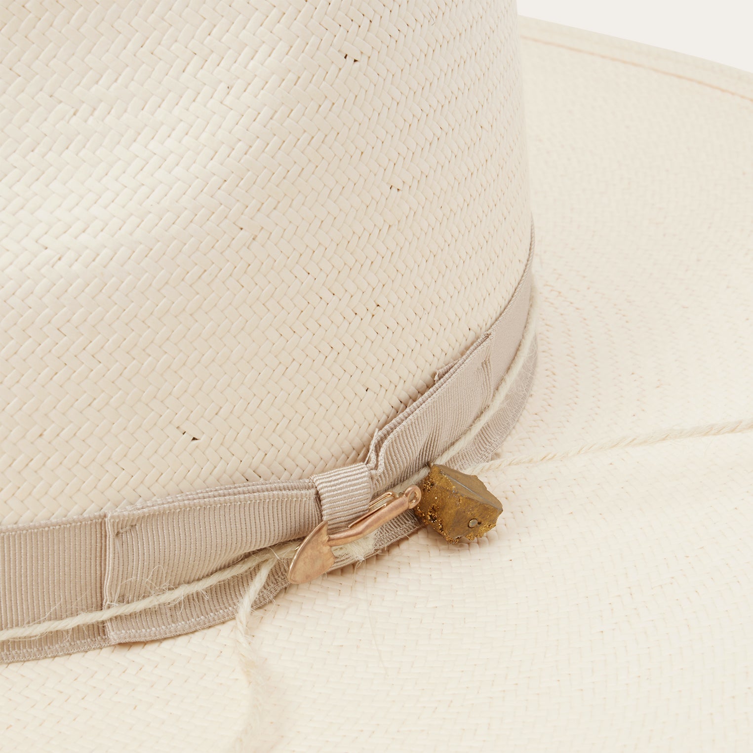 JW Marshall Straw Flat Brim Hat Natural | Stetson Hats