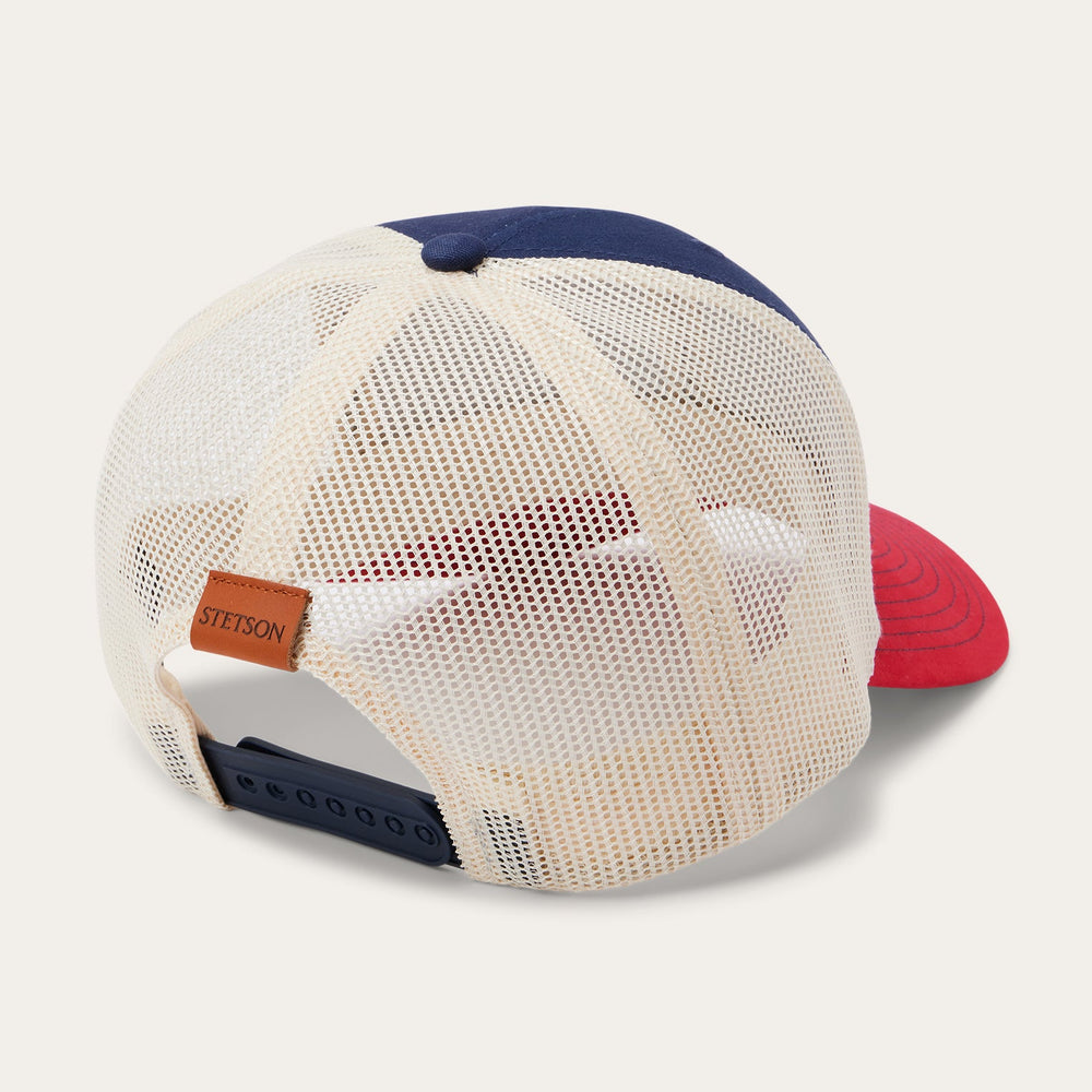 Navy Americana Trucker Cap Navy | Stetson Hats