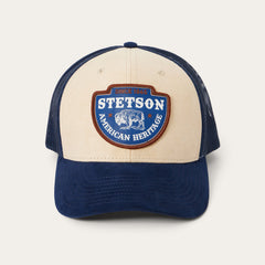 Khaki Arrowhead Patch Trucker Cap Khaki | Stetson Hats