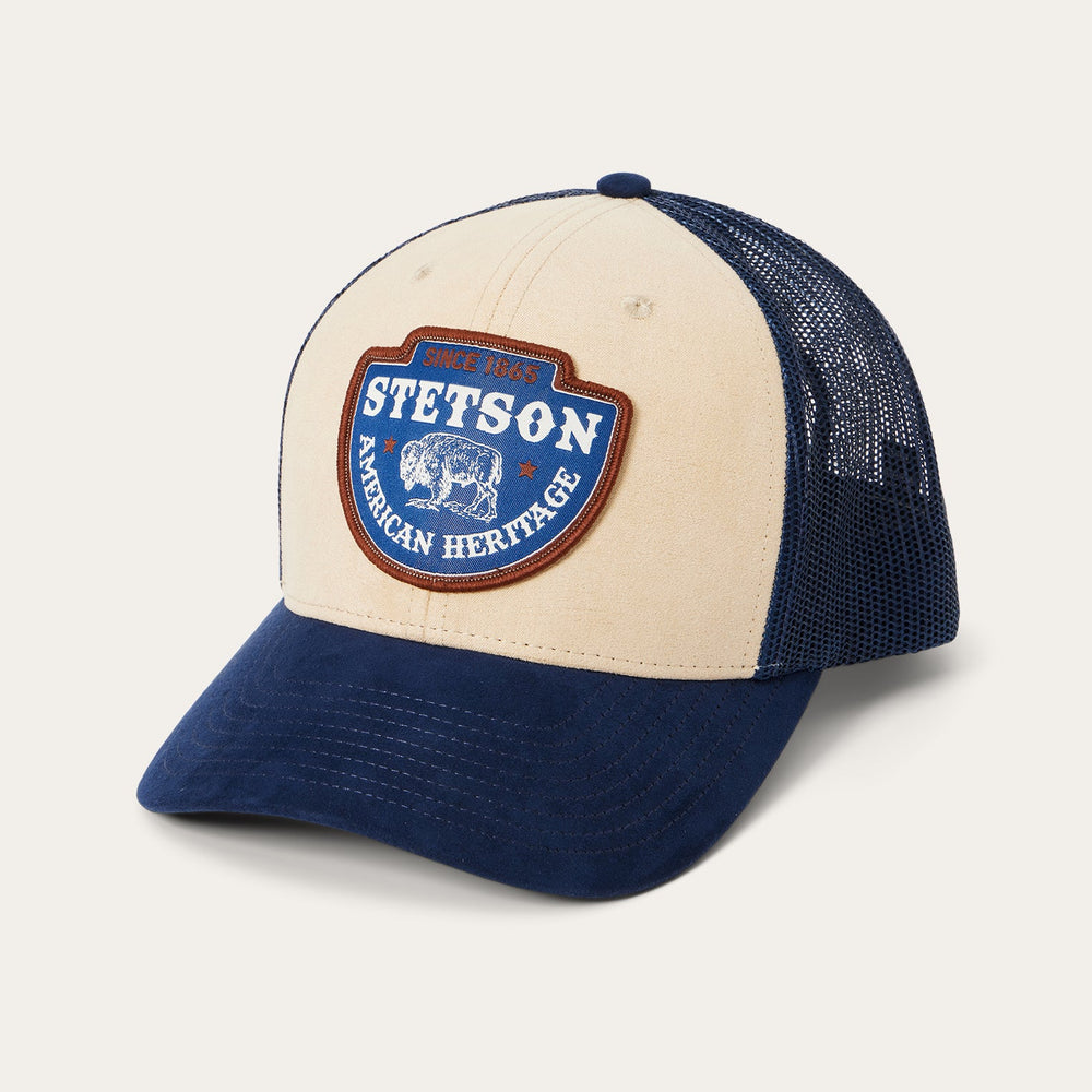 Khaki Arrowhead Patch Trucker Cap Khaki | Stetson Hats