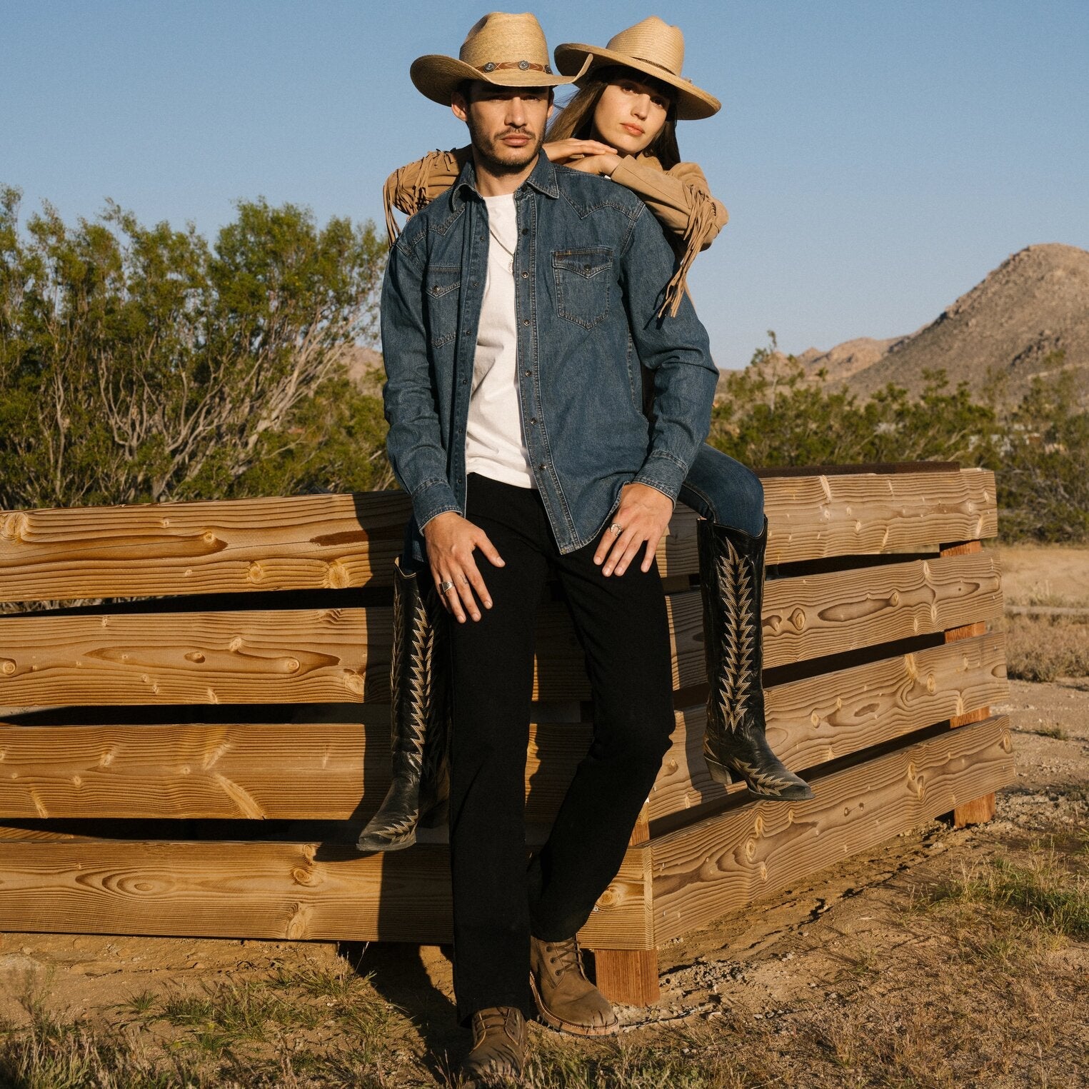 1120 Slim Fit Standard Straight Leg Jean Black | Stetson Men