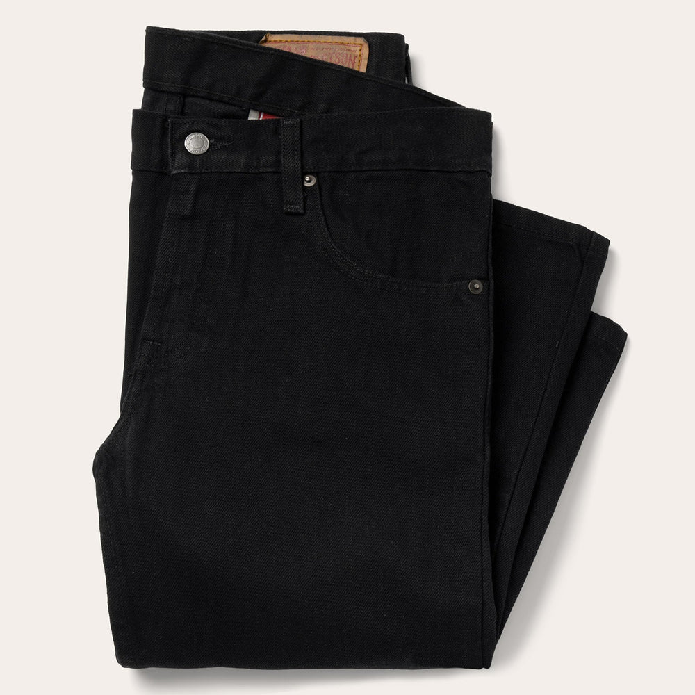 1120 Slim Fit Standard Straight Leg Jean Black | Stetson Men