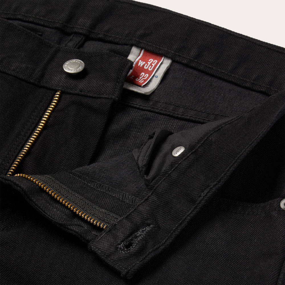 1120 Slim Fit Standard Straight Leg Jean Black | Stetson Men