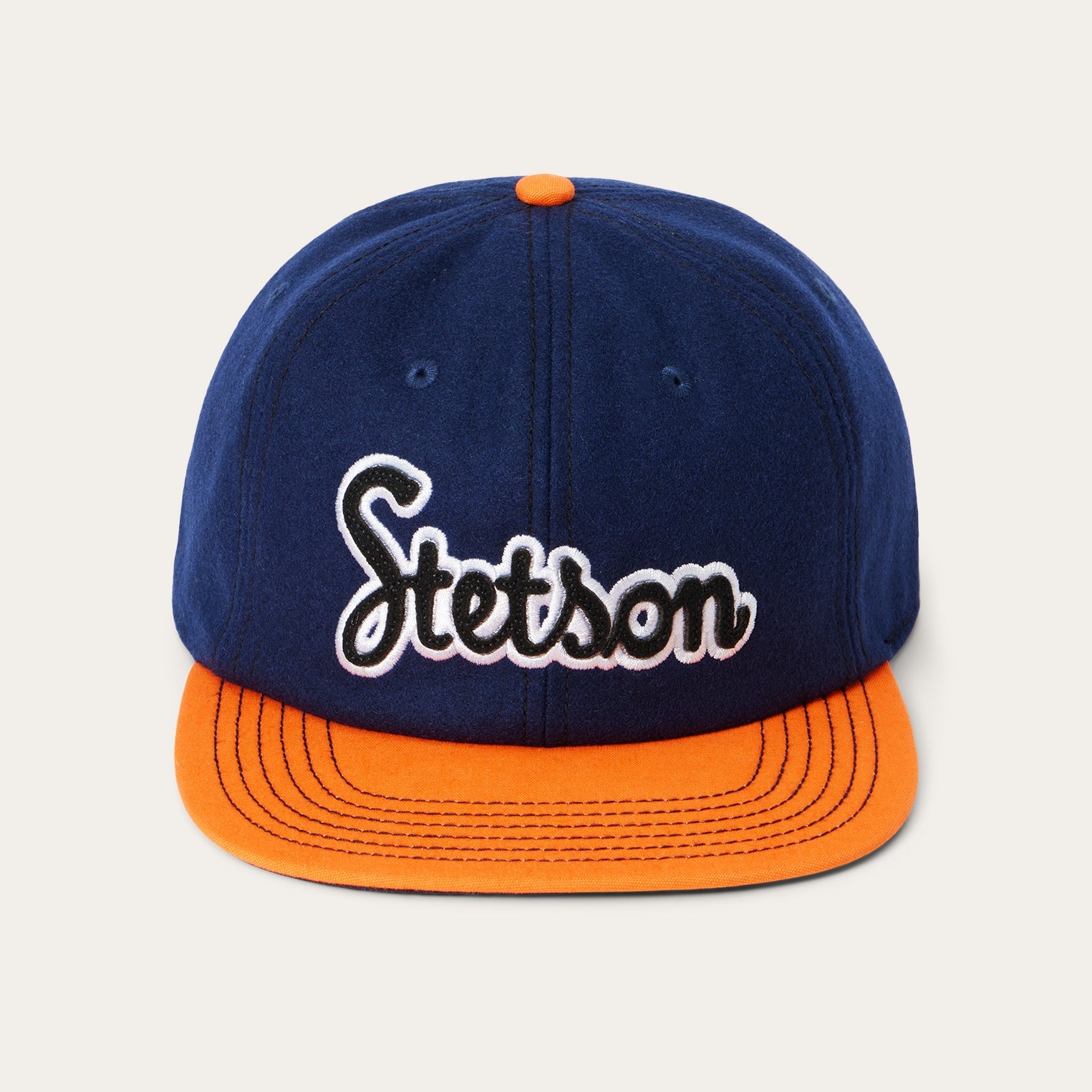 Retro Script Baseball Cap Navy | Stetson Hats