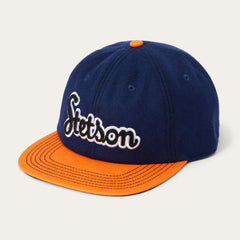 Retro Script Baseball Cap Navy | Stetson Hats